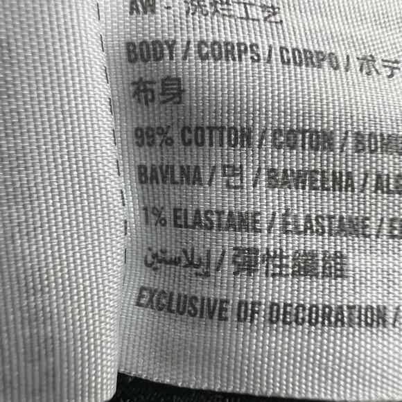 Abercrombie & Fitch Womens Ankle Straight Ultra High Rise Jeans Sz 27/4 Charcoal - Picture 8 of 9